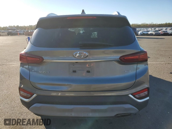 2019 Hyundai Santa Fe Ultimate with VIN 5NMS5CAD4KH041408, listed as a Copart auction lot 80168674 with 0 mi miles and Salvage Title. Bid and sale history available at carsss.com. Image 6.