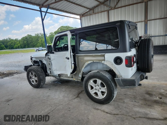 2019 Jeep Wrangler Sport S with VIN 1C4GJXAG5KW641192, listed as a Copart auction lot 59960325 with 25,855 mi miles and Salvage title. Bid and sale history available at DreamBid. Image 2.