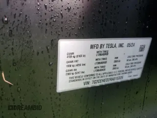 2024 Tesla Cybertruck z VIN 7G2CEHED2RA015326, wystawiony jako Copart lot #73841034 z przebiegiem Nie podano mil oraz Szkoda całkowita • Salvage title. Historia ofert i sprzedaży dostępna na DreamBid. Obrazek 14.
