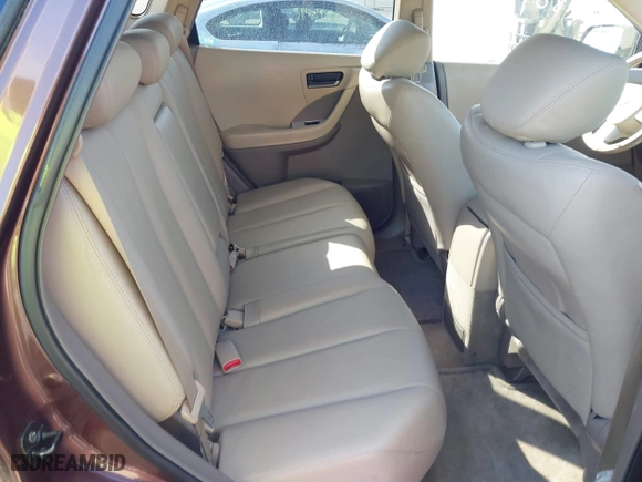 2004 Nissan Murano SE with VIN JN8AZ08W24W307566, listed as a IAAI auction lot 41809579 with 118,114 mi miles. Bid and sale history available at carsss.com. Image 8.