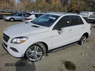 2015 Mercedes-Benz M with VIN 4JGDA0EB4FA486576, listed as a Copart auction lot 78528844 with 129,380 mi miles and Salvage Title. Bid and sale history available at carsss.com. Image 1.