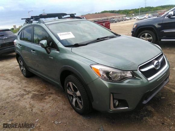 2016 Subaru Crosstrek Hybrid with VIN JF2GPBBC1GH243830, listed as a IAAI auction lot 33225501 with 1 miles. Bid and sale history available at carsss.com. Image 1.