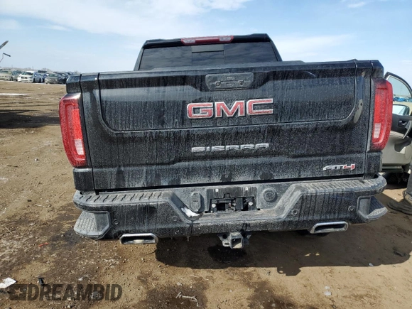 2021 GMC Sierra 1500 AT4 with VIN 3GTP9EEL7MG261132, listed as a Copart auction lot 46317815 with 78,458 mi miles and Salvage Title. Bid and sale history available at carsss.com. Image 6.