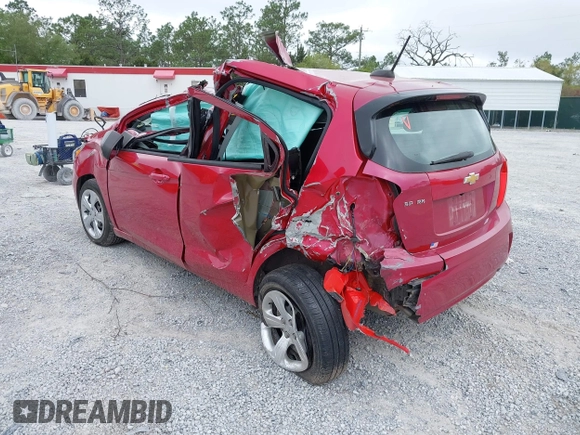 2020 Chevrolet Spark LS with VIN KL8CB6SA8LC449664, listed as a IAAI auction lot 41951655 with 33,005 mi miles. Bid and sale history available at carsss.com. Image 3.