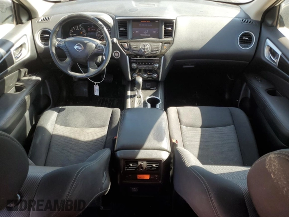 2018 Nissan Pathfinder SV with VIN 5N1DR2MN7JC673503, listed as a Copart auction lot 45830355 with 109,242 mi miles and Salvage Title. Bid and sale history available at carsss.com. Image 8.