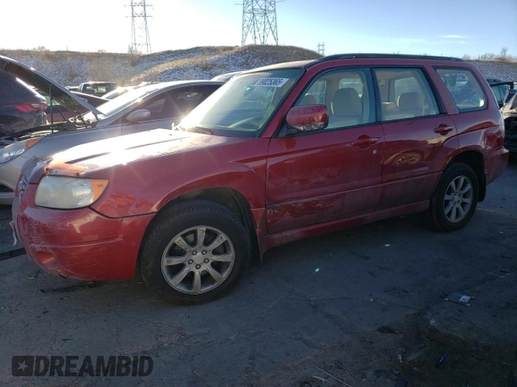 2007 Subaru Forester X w/Premium Pkg with VIN JF1SG65677G714364, listed as a Copart auction lot 89025365 with 124,226 mi miles and Salvage Title. Bid and sale history available at carsss.com. Image 1.