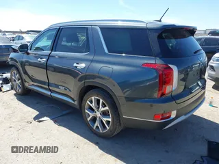 2020 Hyundai Palisade SEL with VIN KM8R34HE7LU091654, listed as a IAAI auction lot 41809048 with 87,984 mi miles and . Bid and sale history available at DreamBid. Image 3.