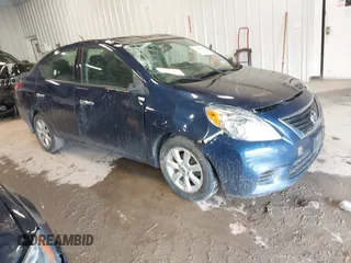 2014 Nissan Versa SV with VIN 3N1CN7AP0EL823558, listed as a IAAI auction lot 41605455 with 161,054 mi miles. Bid and sale history available at carsss.com. Image 1.
