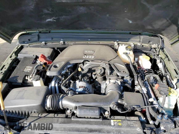 2020 Jeep Wrangler Unlimited Willys with VIN 1C4HJXDG0LW282139, listed as a Copart auction lot 86197954 with 68,036 mi miles and Salvage title. Bid and sale history available at DreamBid. Image 12.