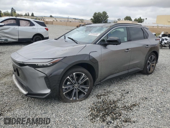 2024 Toyota bZ4X XLE with VIN JTMAAAAA8RA045760, listed as a Copart auction lot 50996385 with 3,833 mi miles and Salvage Title. Bid and sale history available at DreamBid. Image 1.