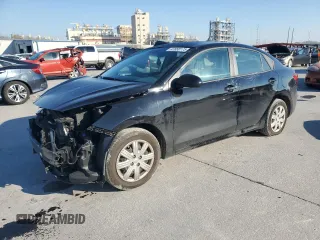 2023 Kia Rio LX with VIN 3KPA24AD7PE616092, listed as a Copart auction lot 47858175 with 73,853 mi miles and Salvage Title. Bid and sale history available at carsss.com. Image 1.