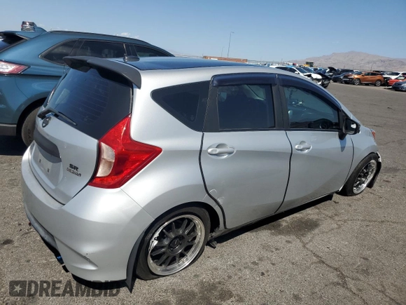 2015 Nissan Note S с VIN 3N1CE2CP6FL447465, выставлен на аукционе Copart как лот 59605545 с пробегом 78 380 миль миль и Списание • Salvage title. История ставок и продаж доступна на DreamBid. Изображение 3.