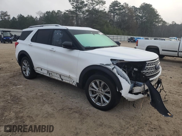 2021 Ford Explorer Limited with VIN 1FMSK8FHXMGA25091, listed as a Copart auction lot 43175235 with 40,481 mi miles and Salvage Title. Bid and sale history available at carsss.com. Image 4.