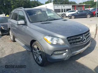2015 Mercedes-Benz M 350 with VIN 4JGDA5JB2FA483386, listed as a IAAI auction lot 42597674 with 202,833 mi miles and . Bid and sale history available at DreamBid. Image 1.
