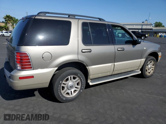 2004 Mercury Mountaineer Convenience z VIN 4M2ZU86W24ZJ08590, wystawiony jako Copart lot #56845865 z przebiegiem 120 928 mil mil oraz Szkoda całkowita • Salvage title. Historia ofert i sprzedaży dostępna na DreamBid. Obrazek 3.