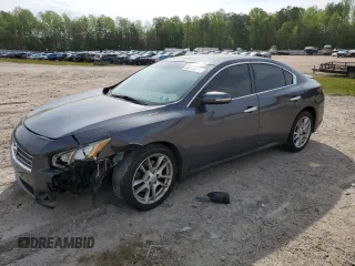2009 Nissan Maxima SV with VIN 1N4AA51E79C830551, listed as a Copart auction lot 53172235 with 187,747 mi miles and Salvage Title. Bid and sale history available at DreamBid. Image 1.