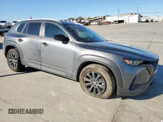 2025 Mazda CX-50 S Preferred with VIN 7MMVABBMXSN329678, listed as a Copart auction lot 47362575 with 4,517 mi miles and Salvage Title. Bid and sale history available at carsss.com. Image 4.