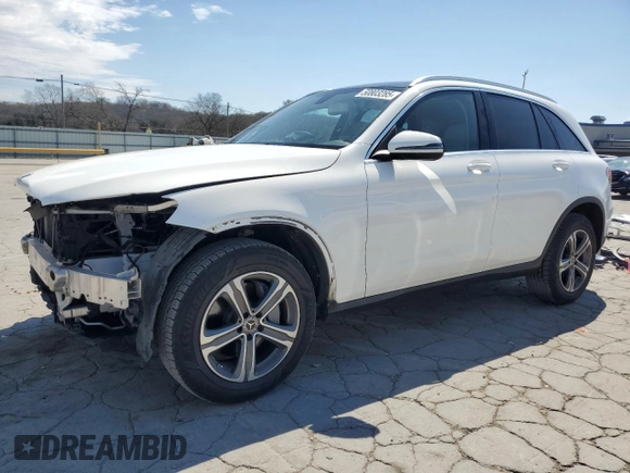 2019 Mercedes-Benz GLC with VIN WDC0G4JB4KV142774, listed as a Copart auction lot 50803285 with 51,242 mi miles and Clean Title. Bid and sale history available at carsss.com. Image 1.
