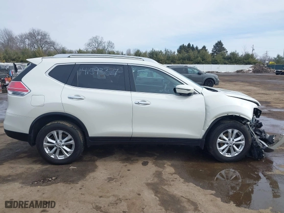 2016 Nissan Rogue S with VIN JN8AT2MV2GW139801, listed as a IAAI auction lot 41593327 with 106,274 mi miles. Bid and sale history available at carsss.com. Image 13.