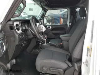 2024 Jeep Wrangler Sport with VIN 1C4PJXDG1RW349674, listed as a Copart auction lot 44331845 with 2,677 mi miles and Salvage Title. Bid and sale history available at carsss.com. Image 7.