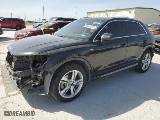 2022 Audi Q3 S line Premium Plus with VIN WA1EECF38N1031146, listed as a Copart auction lot 49440835 with 55,161 mi miles and Salvage Title. Bid and sale history available at carsss.com. Image 1.