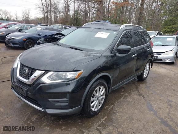 2018 Nissan Rogue SV with VIN KNMAT2MV3JP622372, listed as a IAAI auction lot 41471279 with 95,601 mi miles. Bid and sale history available at carsss.com. Image 17.