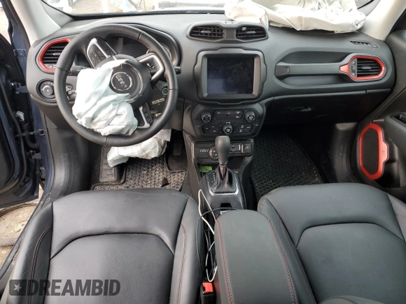 2023 Jeep Renegade Trailhawk with VIN ZACNJDC13PPP73433, listed as a Copart auction lot 44971695 with 13,515 mi miles and Salvage title. Bid and sale history available at DreamBid. Image 8.