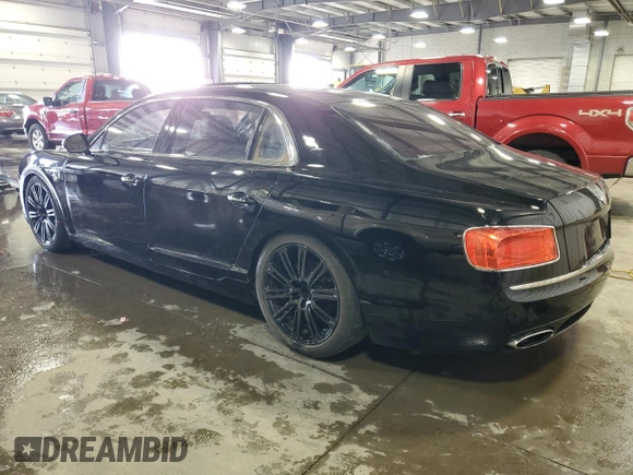 2015 Bentley Flying Spur with VIN SCBEC9ZAXFC049956, listed as a Copart auction lot 51461975 with 57,234 mi miles and Salvage title. Bid and sale history available at DreamBid. Image 2.
