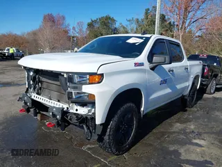 2021 Chevrolet Silverado 1500 Custom Trail Boss with VIN 1GCPYCEF5MZ233265, listed as a IAAI auction lot 37996179 with 47,247 mi miles and . Bid and sale history available at DreamBid. Image 18.