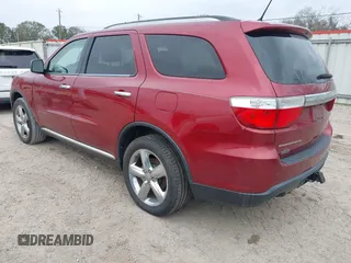 2013 Dodge Durango Citadel with VIN 1C4SDHET2DC598188, listed as a IAAI auction lot 41281134 with 87,455 mi miles and . Bid and sale history available at carsss.com. Image 3.