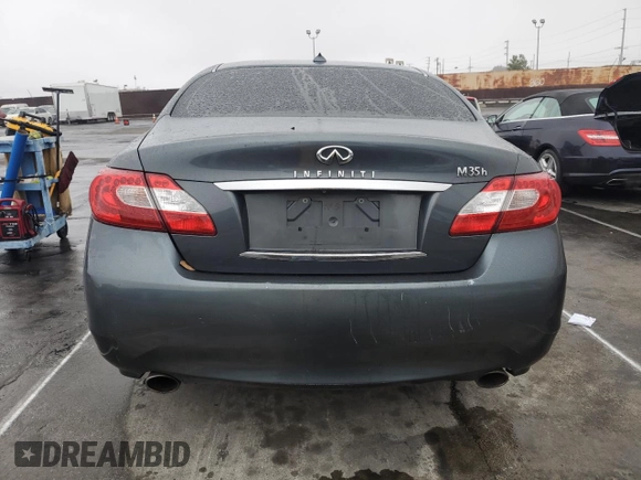 2012 Infiniti M Hybrid with VIN JN1EY1AP7CM910647, listed as a Copart auction lot 44309725 with 97,833 mi miles and Salvage Title. Bid and sale history available at carsss.com. Image 6.