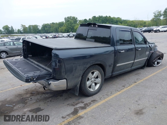 2018 Ram 1500 Big Horn with VIN 3C6RR7LT9JG230152, listed as a IAAI auction lot 40124859 with 120,700 mi miles. Bid and sale history available at carsss.com. Image 4.