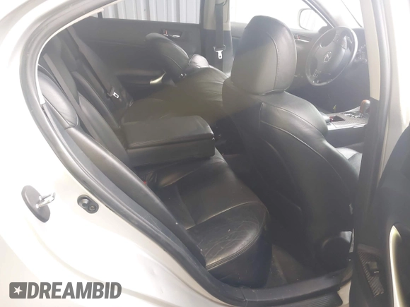 2006 Lexus IS 250 with VIN JTHCK262965002383, listed as a IAAI auction lot 41930755 with 196,365 mi miles and . Bid and sale history available at DreamBid. Image 8.