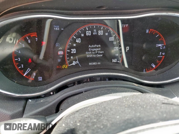 2017 Dodge Durango GT z VIN 1C4RDJDG8HC724988, wystawiony jako Copart lot #58595775 z przebiegiem 95 383 mil mil oraz Szkoda całkowita • Salvage title. Historia ofert i sprzedaży dostępna na DreamBid. Obrazek 9.