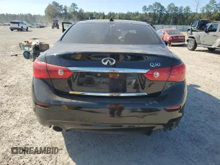 2015 Infiniti Q50 Premium with VIN JN1BV7AP4FM345938, listed as a Copart auction lot 77319234 with 134,731 mi miles and Salvage Title. Bid and sale history available at carsss.com. Image 6.
