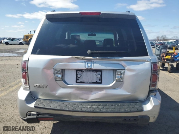 2007 Honda Pilot EX-L with VIN 5FNYF28557B039823, listed as a Copart auction lot 51408475 with 209,678 mi miles and Salvage Title. Bid and sale history available at carsss.com. Image 6.