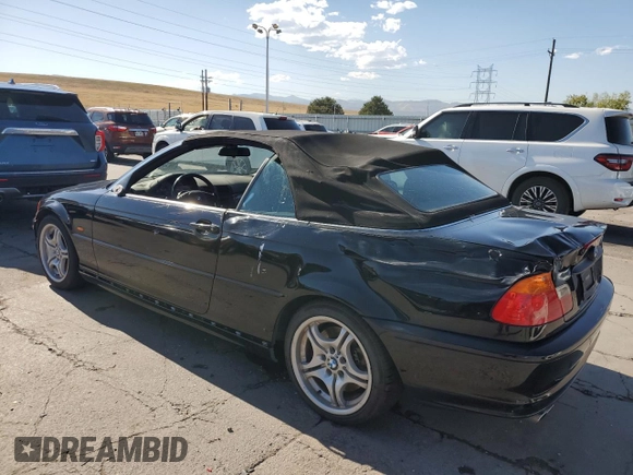 2001 BMW 3 Series 330Ci with VIN WBABS53491EV85399, listed as a Copart auction lot 74510704 with 82,382 mi miles and Salvage Title. Bid and sale history available at carsss.com. Image 2.