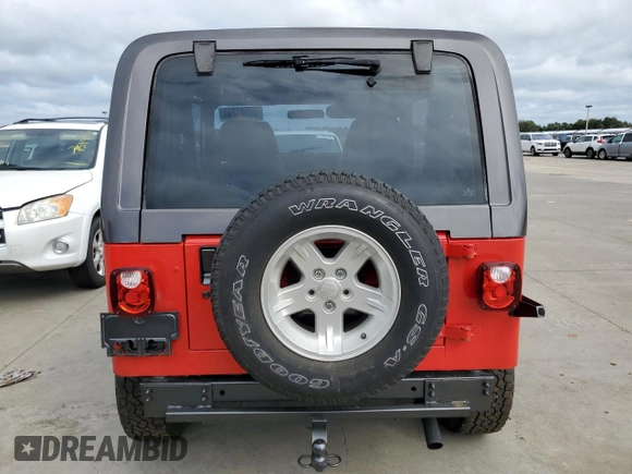 1992 Jeep Wrangler with VIN 2J4FY29S3NJ535736, listed as a Copart auction lot 67747244 with 144,912 mi miles and Salvage Title. Bid and sale history available at carsss.com. Image 6.