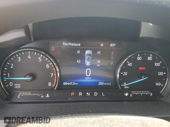 2022 Ford Explorer XLT with VIN 1FMSK7DH7NGA04682, listed as a Copart auction lot 58146245 with 66,447 mi miles and Salvage title. Bid and sale history available at DreamBid. Image 9.