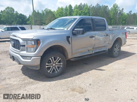 2023 Ford F-150 XL with VIN 1FTFW1E55PKE96110, listed as a IAAI auction lot 42127827 with 35,741 mi miles and . Bid and sale history available at DreamBid. Image 17.
