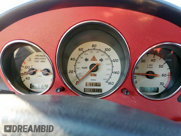 1998 Mercedes-Benz SLK 230/320 z VIN WDBKK47F7WF058115, wystawiony jako Copart lot #46637955 z przebiegiem 118 385 mil mil oraz Czysty tytuł • Clean title. Historia ofert i sprzedaży dostępna na DreamBid. Obrazek 9.