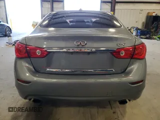 2014 Infiniti Q50 Hybrid Sport with VIN JN1AV7AP2EM690640, listed as a Copart auction lot 46405715 with 230,507 mi miles and Salvage Title. Bid and sale history available at carsss.com. Image 6.