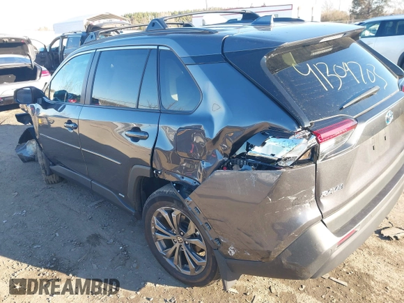 2024 Toyota RAV4 Hybrid XLE Premium with VIN 4T3B6RFV4RU146232, listed as a IAAI auction lot 41309703 with 15,082 mi miles. Bid and sale history available at carsss.com. Image 3.