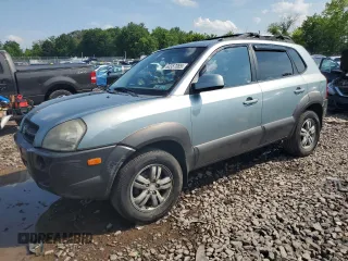 2006 Hyundai Tucson GLS with VIN KM8JN72D06U284404, listed as a Copart auction lot 60357065 with 180,951 mi miles and Salvage title. Bid and sale history available at DreamBid. Image 1.