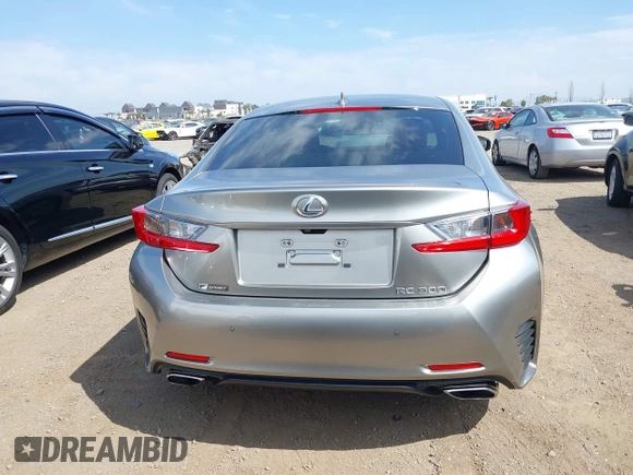 2018 Lexus RC 300 with VIN JTHHA5BC7J5008412, listed as a IAAI auction lot 41993094 with 33,812 mi miles and . Bid and sale history available at DreamBid. Image 16.
