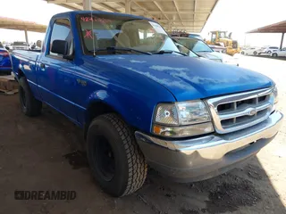 1999 Ford Ranger XL with VIN 1FTYR10V4XUB00261, listed as a IAAI auction lot 42468204 with 254,132 mi miles and . Bid and sale history available at DreamBid. Image 1.