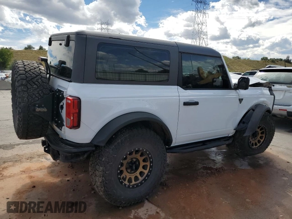 2022 Ford Bronco with VIN 1FMDE5CP2NLB89339, listed as a Copart auction lot 71965134 with 31,409 mi miles and Salvage Title. Bid and sale history available at DreamBid. Image 3.