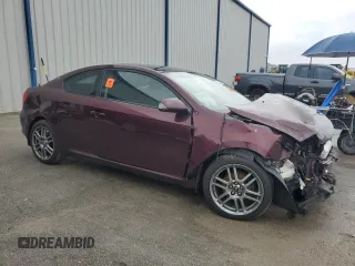 2007 Scion tC Spec with VIN JTKDE177X70146002, listed as a Copart auction lot 48511555 with 0 mi miles and Salvage Title. Bid and sale history available at carsss.com. Image 4.