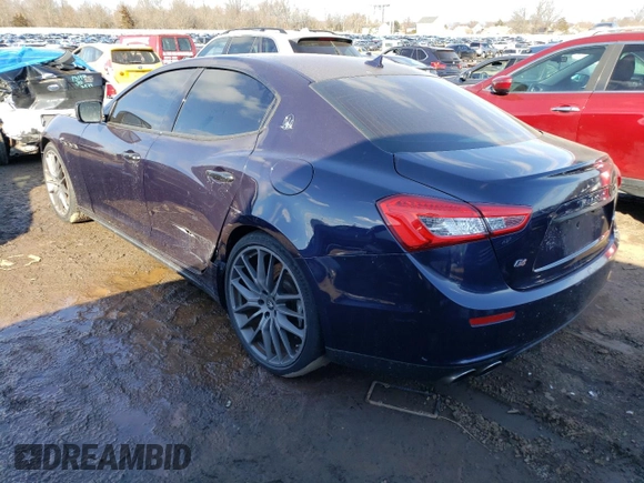 2015 Maserati Ghibli S Q4 with VIN ZAM57RTA3F1151696, listed as a Copart auction lot 43382714 with 84,829 mi miles. Bid and sale history available at carsss.com. Image 2.