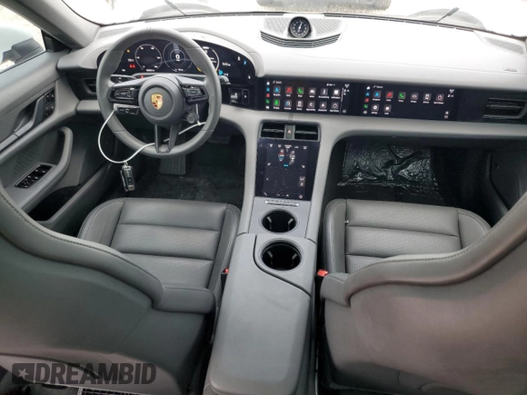 2021 Porsche Taycan with VIN WP0AA2Y1XMSA19047, listed as a Copart auction lot 53094735 with 58,025 mi miles and Salvage title. Bid and sale history available at DreamBid. Image 8.